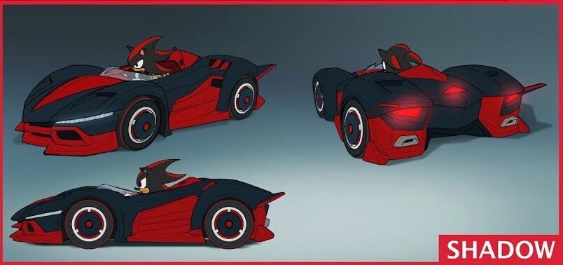 Sonic Die-Cast Vehicle Wave 2 - Shadow the Hedgehog - Dark Reaper