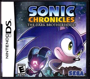 Nintendo DS Sonic Chronicles The Dark Brotherhood Front Cover