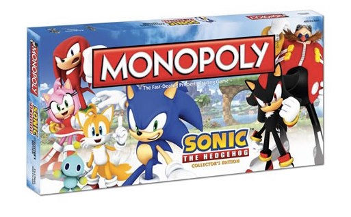 Monopoly Gamer Sonic The Hedgehog Edition Board Game 