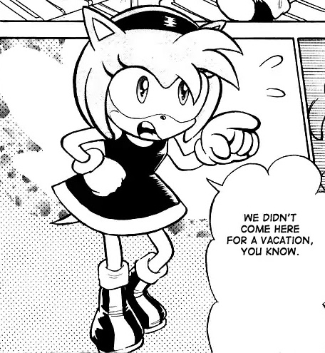 Amy Rose (Sonic the Comic), Sonic Wiki Zone