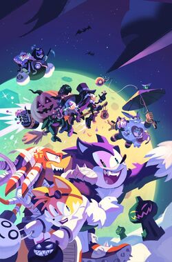 Sonic the Hedgehog 10 (IDW Publishing) Cover B by IdeaFan128 on