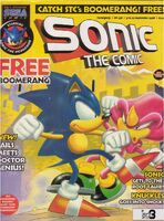 Sonic the Comic #138 (September 1998). Art by Mick McMahon and John M Burns.