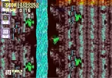 The player placing several S Monitors on the left side.