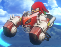 Knuckles transformed car