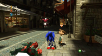 Mauro in Spagonia's Town Stage on the Xbox 360/PlayStation 3 version of Sonic Unleashed.