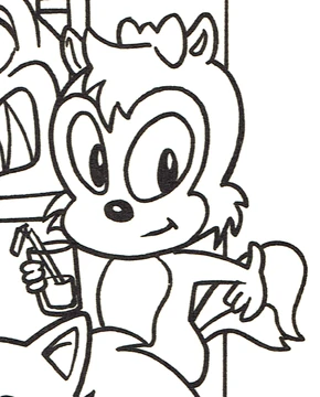 Sally Acorn Coloring Pages