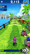 Sonic Dash Espio Gameplay