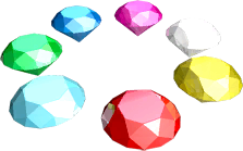 Pixilart - Sonic Chaos Emeralds by FangedBeauty