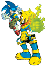 Enerjak and Sonic