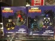 Tails, a Motobug, Sonic and Metal Sonic.