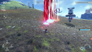 Laser pillars attack