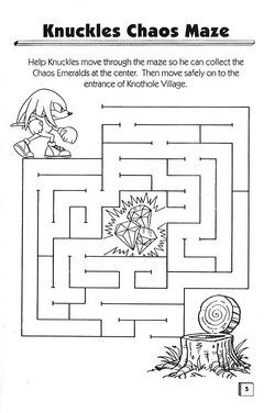 Sonic the Hedgehog Activity Book, Sonic Wiki Zone