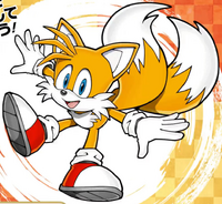 Tails art 2D fall