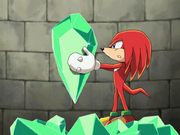 Knuckles i odłamek Master Emeralda ep 29