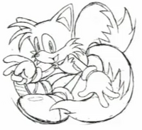 Final sketch of Tails