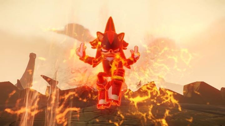 fire shadow the hedgehog