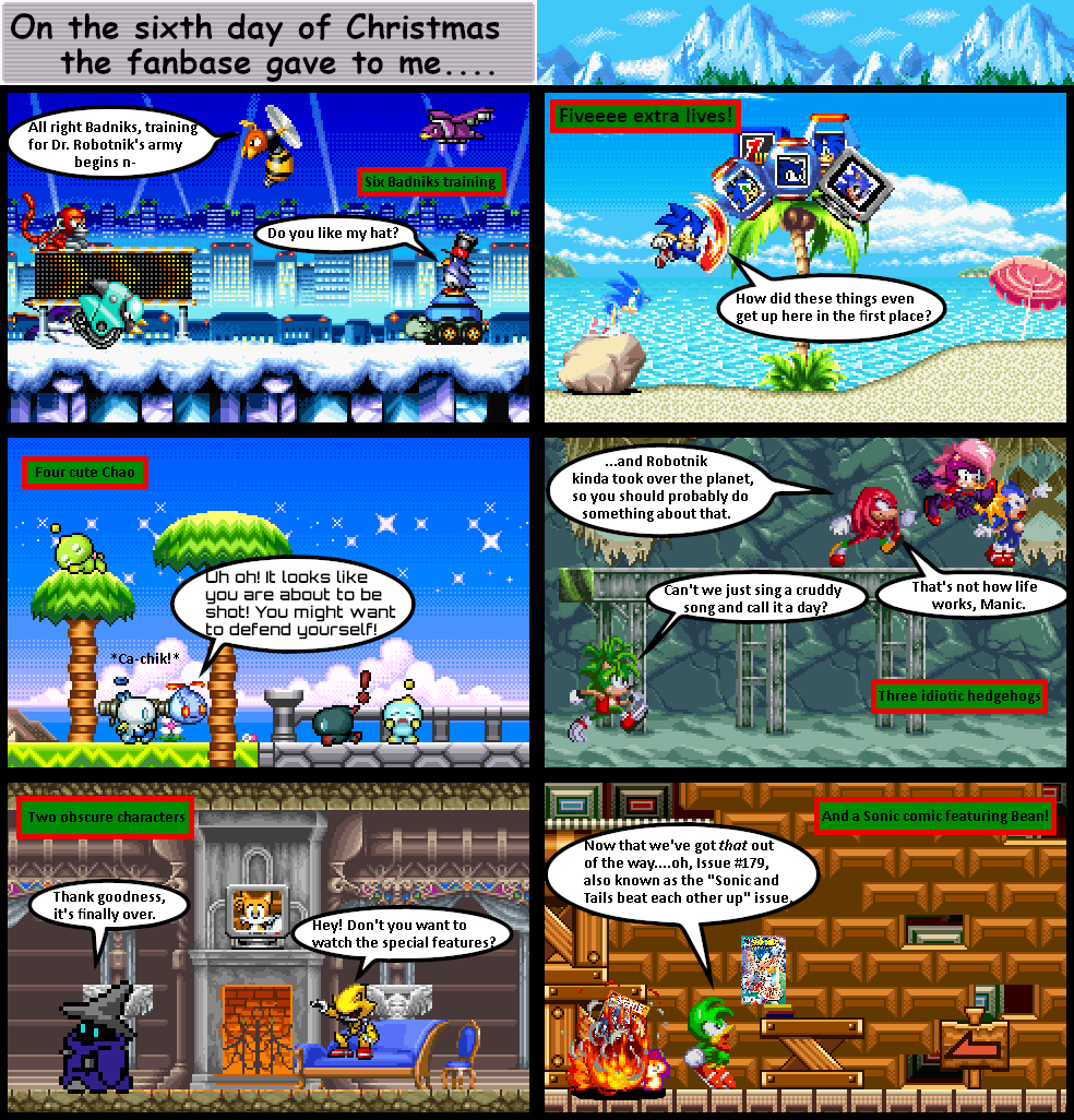 User blog:Josiahblaze/12 days of Christmas comics: part 6 | Sonic News ...