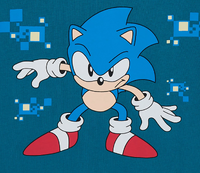 Classic stock art Sonic CD pose