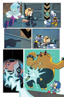 Page five colors (early). Art by Jamal Peppers. Additional inks and colors by Reggie Graham.