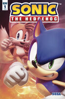 Sonic the Hedgehog #1 (April 2018). Art by Rafa Knight.