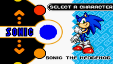 Sonic Advance 2 character select