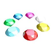 Las Chaos Emeralds como se ve en Sonic Free Riders.