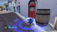 The shockwaves from Stomp in Sonic Unleashed (Wii/PlayStation 2)