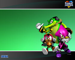 team Chaotix - Sonic modern figures #artwork