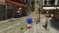 Elio in Spagonia's Town Stage on the Xbox 360/PlayStation 3 version of Sonic Unleashed.