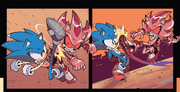 IDW 20 Sonic vs Zombot Shadow