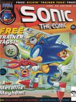 Sonic the Comic #139 (October 1998). Art by Mick McMahon and John M Burns.