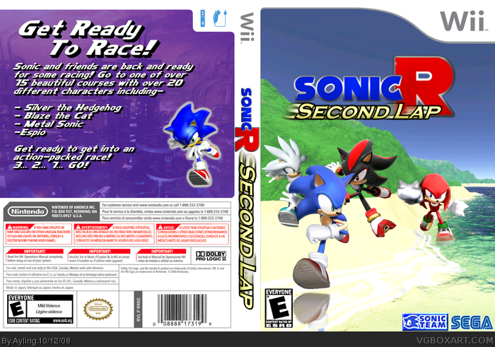 Sonic Fusion Nintendo DS Box Art Cover by ncocs