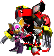 Sonic Heroes Artwork - Team Dark