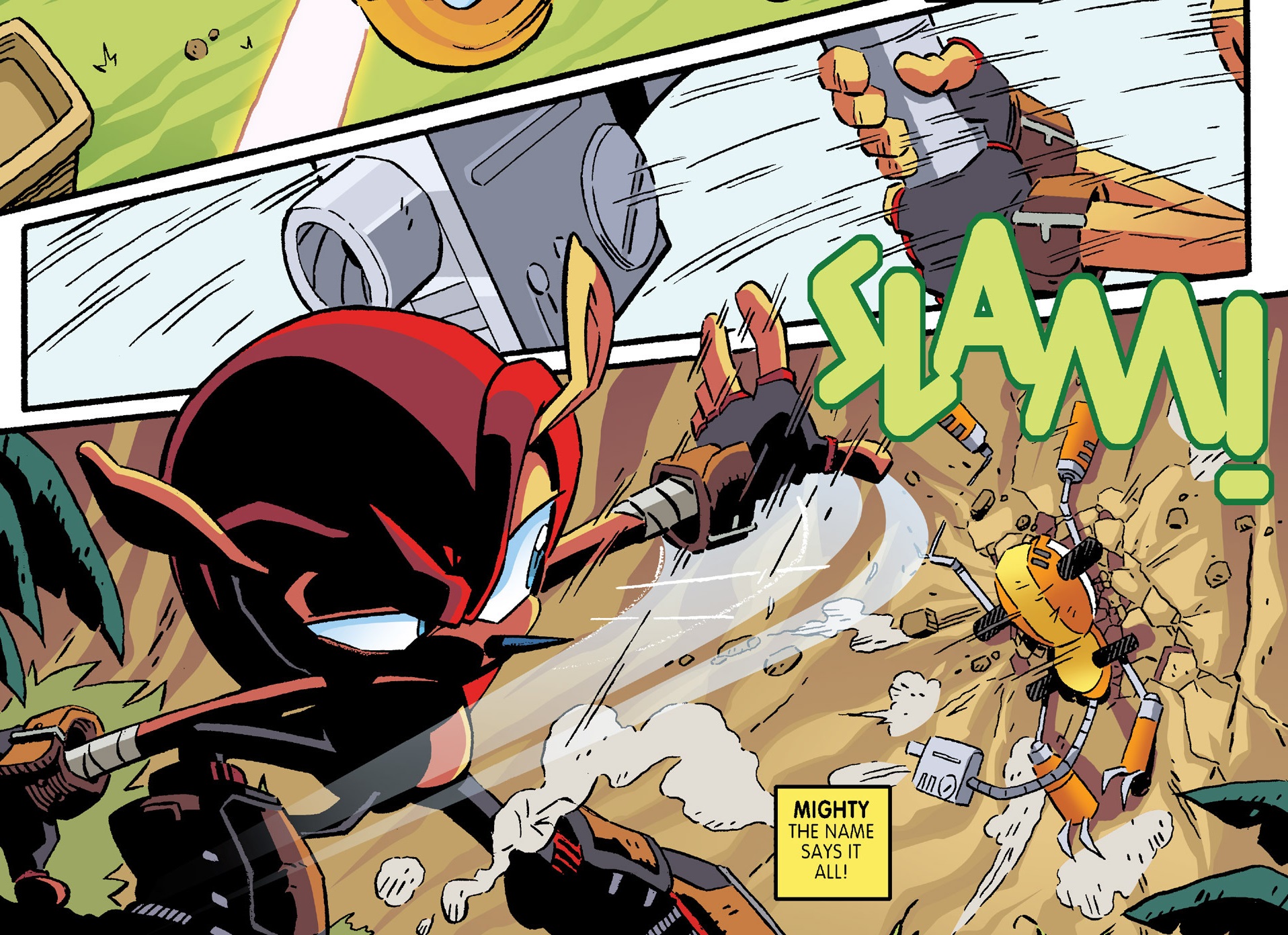 Not So ) Daily Archie Sonic على X: Meet Mighty The Armadillo's long-lost  sister, Matilda. From Sonic Universe #48, submitted by @DocryanPokefan.   / X