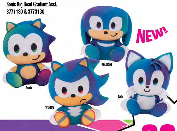 Tomy - Sonic Boom - Big Head Shadow - Sonic The Hedgehog & SEGA Plush