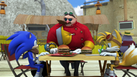 SB S1E20 Sonic Tails Eggman Meh Burger