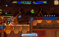 Lava Mountain (Sonic Runners) - Screenshot 2
