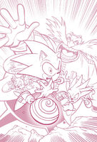 Original cover RI (25) inks. Art by Richard Elson.