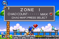 A Chao Playground with a Chaos Emerald in it.