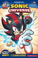 Sonic Universe #62 (April 2014). Art by Tracy Yardley and Steve Downer.