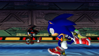 SA2 Shadow the Hedgehog and Sonic the Hedgehog