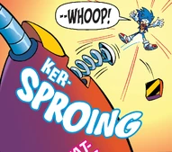 The Big Boy's hidden spring, from Sonic Boom #4.