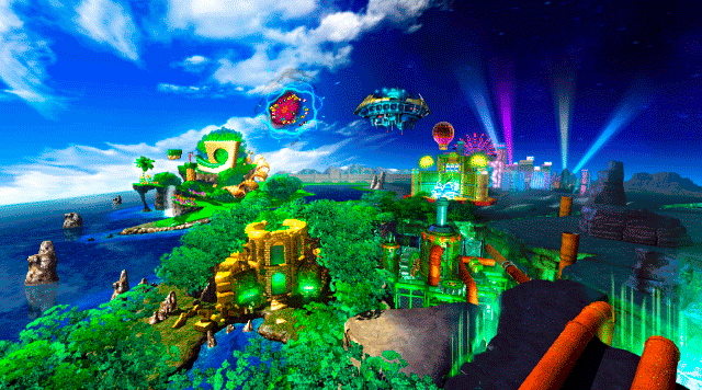 sonic unleashed map