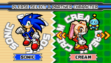 Sonic Advance 3 select partner