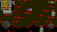 Sonic CD Mobile Sonic Collision Chaos Zone 2 Bad future 25