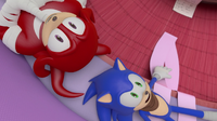 Sonic and Knuckles competing