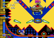 Catcher Eggman in Sonic 2.