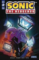 Sonic the Hedgehog #61 (June 2023). Art by Miles Arq.