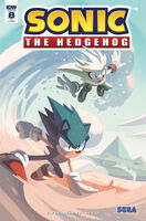 Sonic the Hedgehog #8 (August 2018). Art by Nathalie Fourdraine.