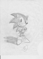 Sketch of Sonic